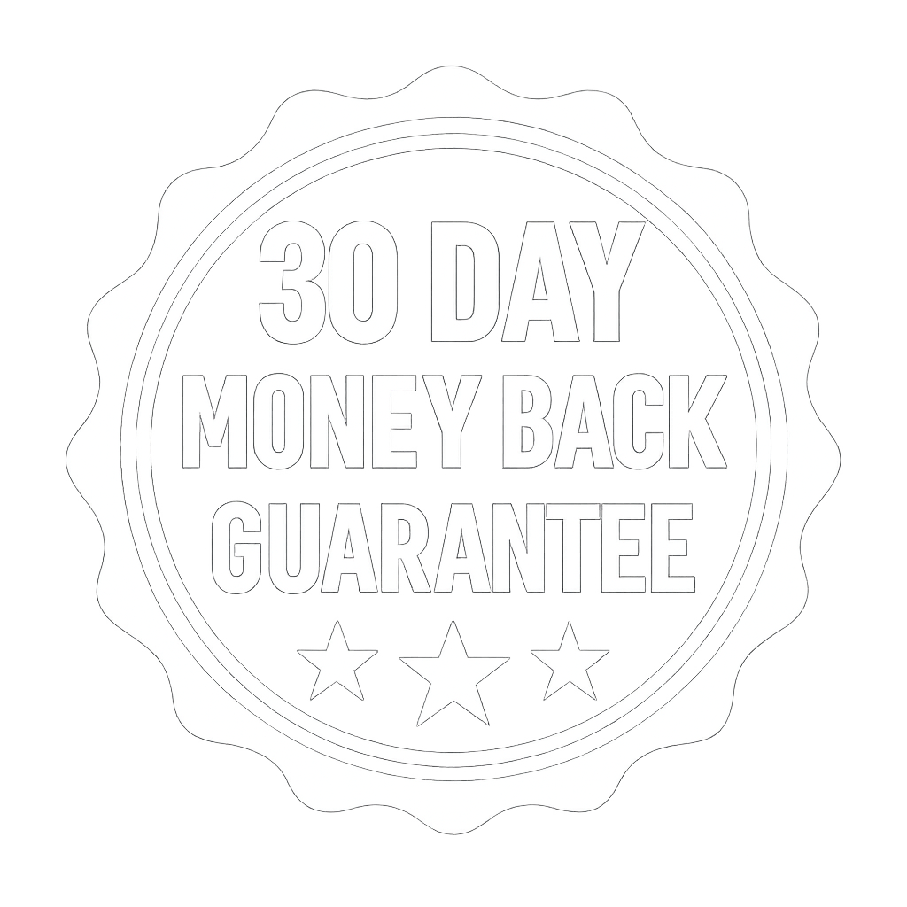 30-Day Money Back Guarantee Badge